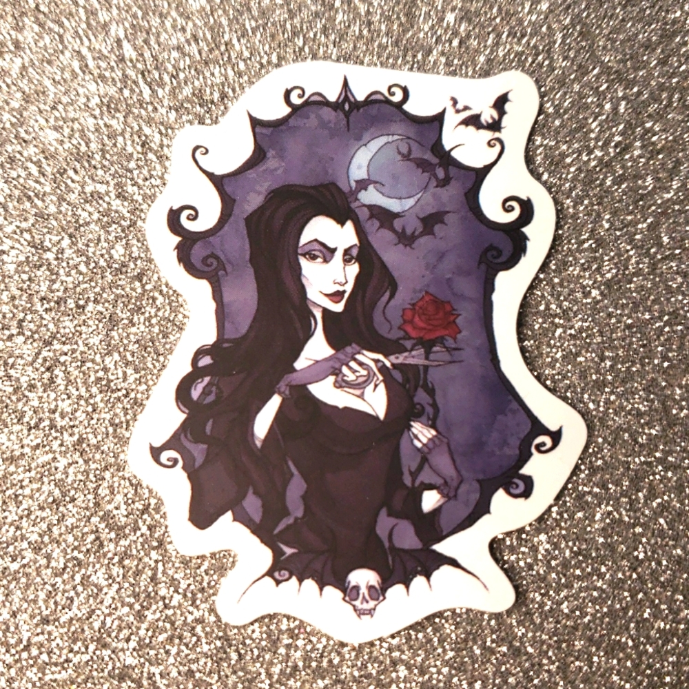 10/$10 ADDAMS FAMILY waterproof sticker